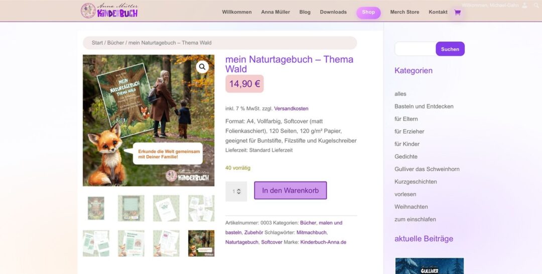 Kinderbuch-Anna.de/Shop | geniales-marketing.com Deine Werbe- und Marketing Agentur aus Weischlitz bei Oelsnitz im Vogtland