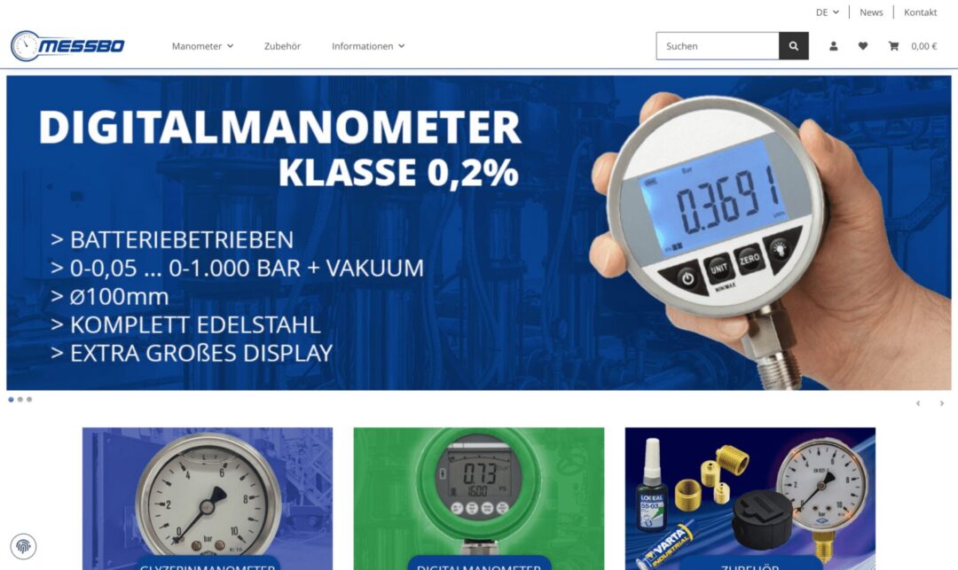 messbo.de  | geniales-marketing.com Design von Anna Müller aus Weischlitz